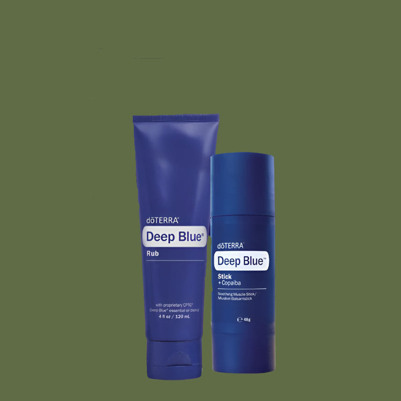 Dúo de gel para frotar y pegar Deep Blue