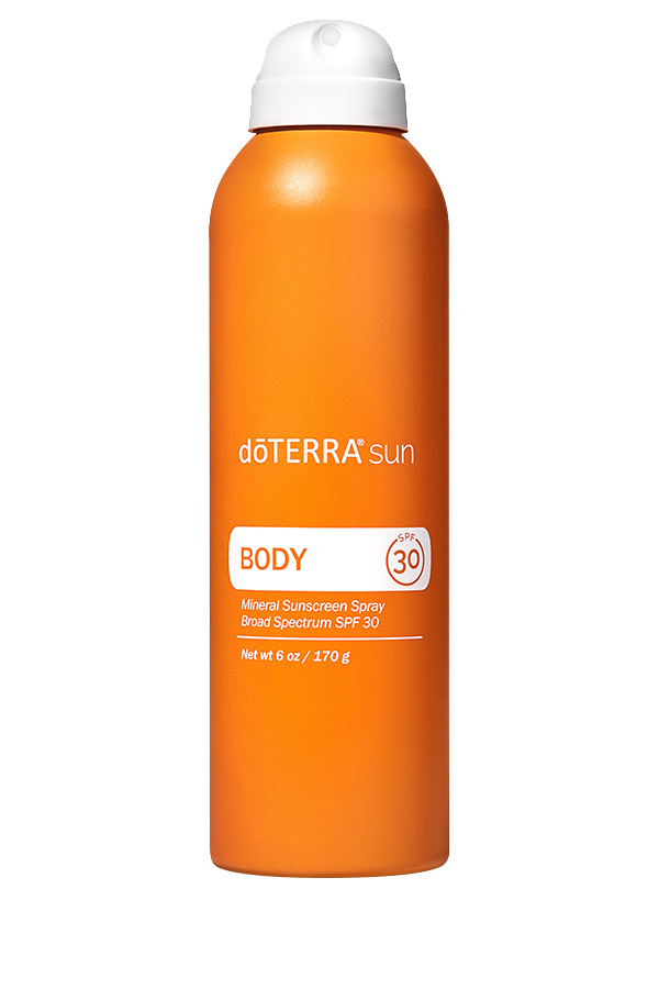 Spray protector solar mineral para el cuerpo doTERRA sun