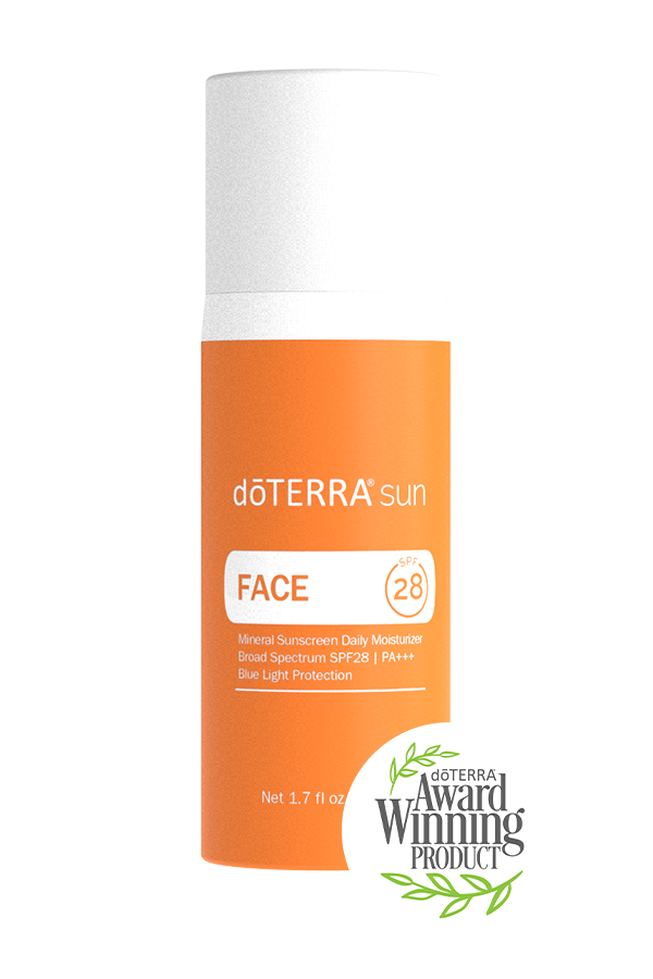 Protector solar mineral facial humectante diario doTERRA sun
