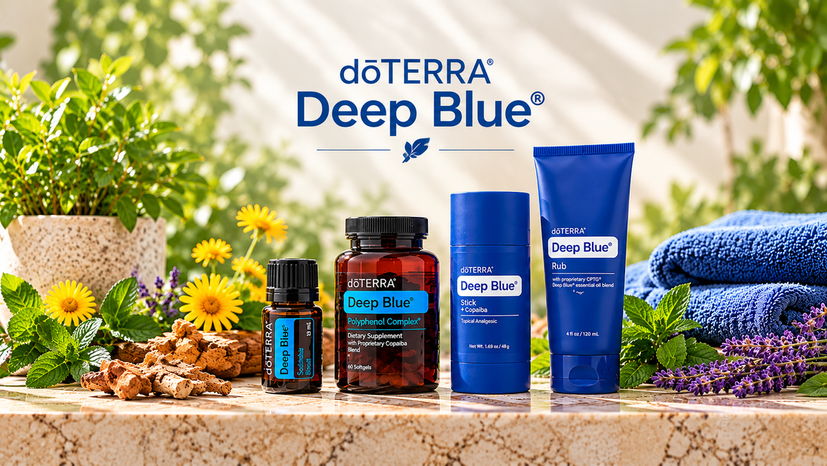 doTERRA Deep Blue collection