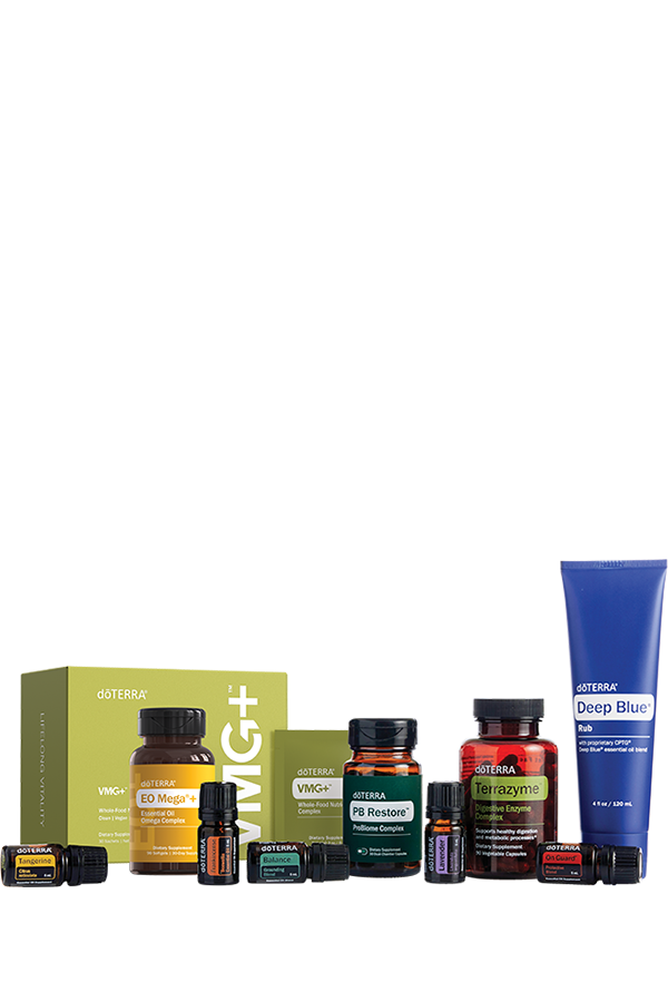 Kit de Hábitos Saludables doTERRA (VMG+ y EO Mega+)