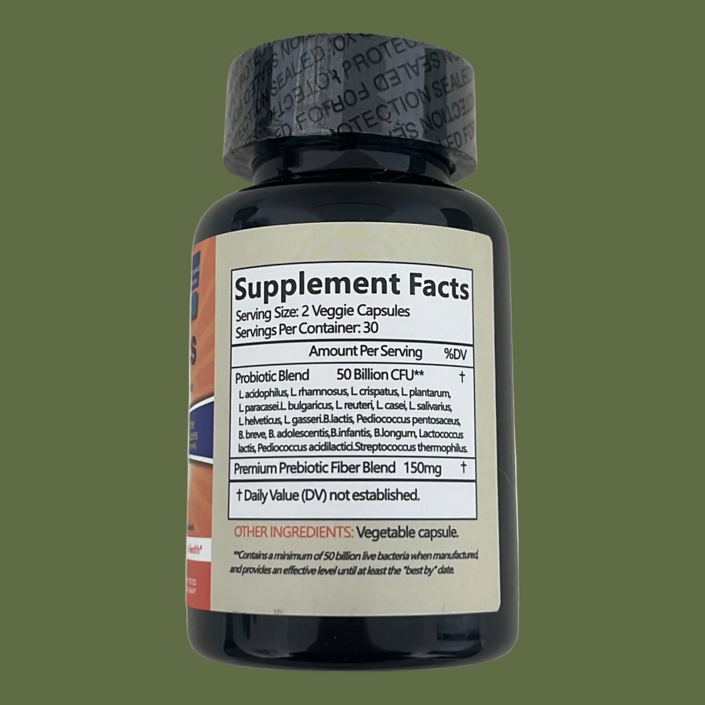 Simplified Wellness Digestive Health Probiotics 50 Billion CFUs 20 Strains.