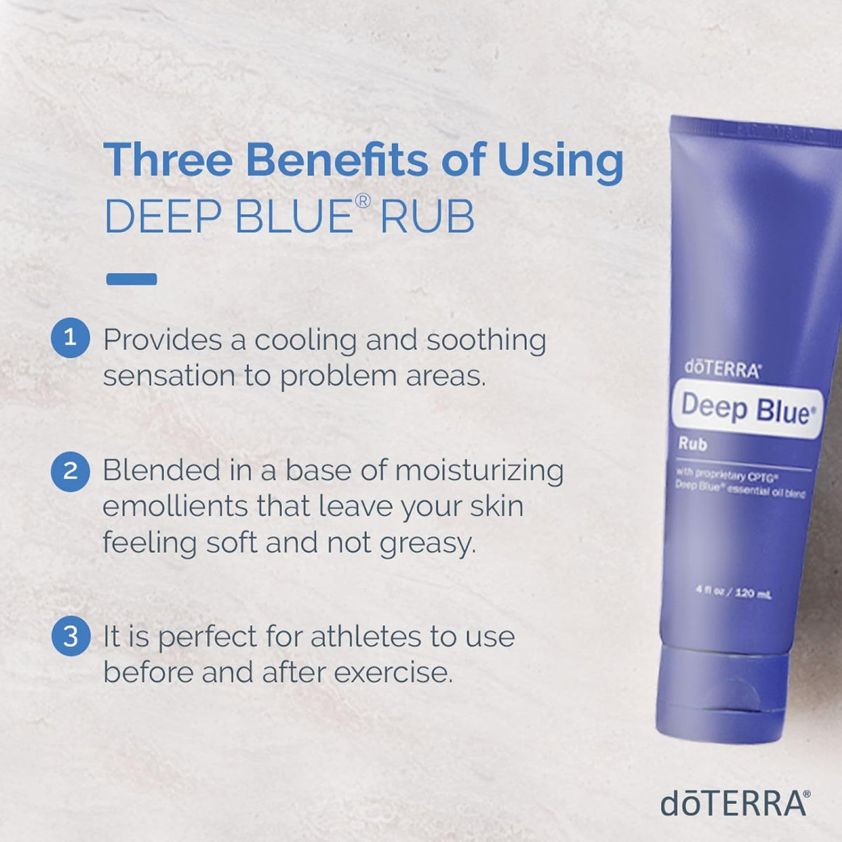 doTERRA Deep Blue Rub 120 mL ingredients and botanical information