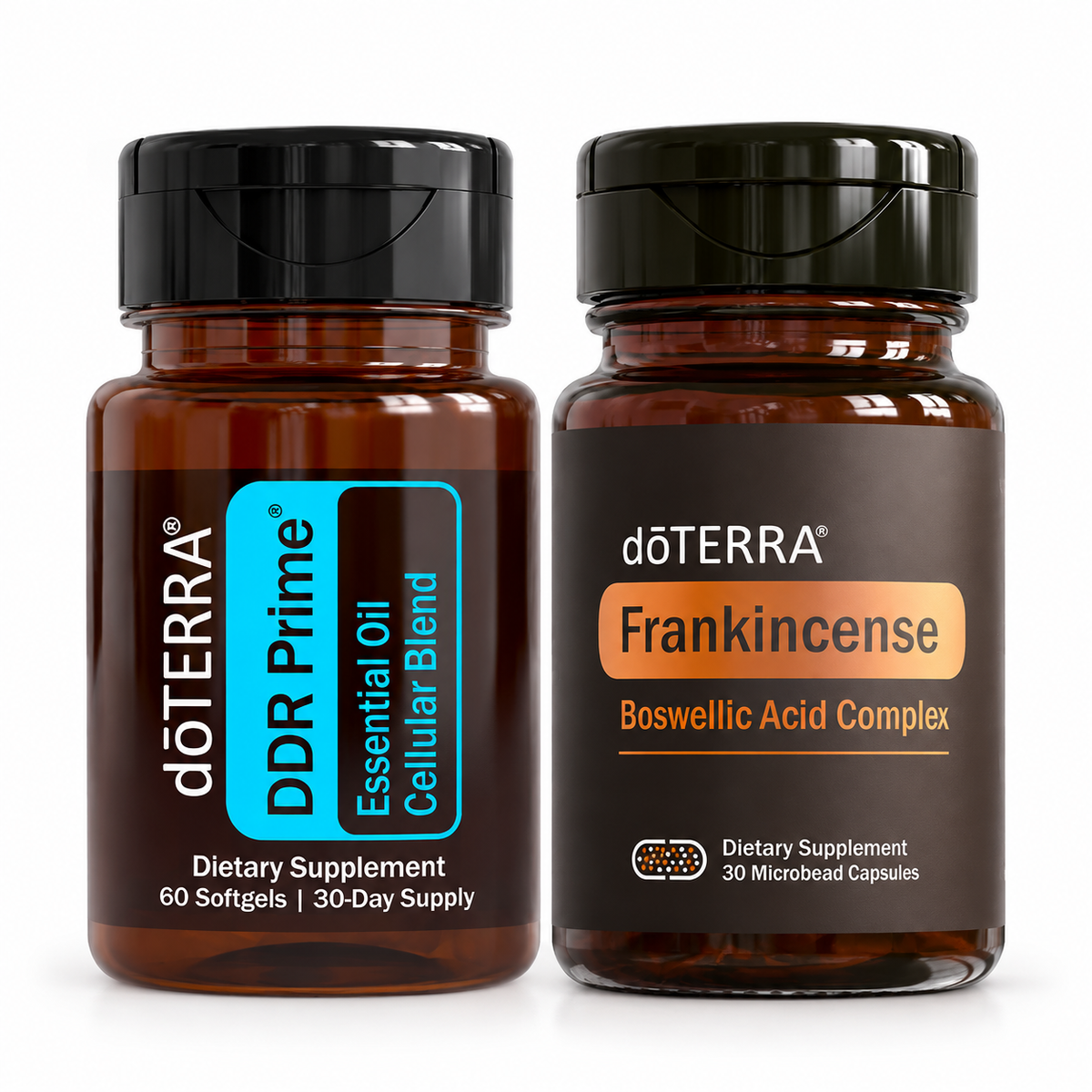 doTERRA Targeted Solutions Cellular Support bundle with DDR Prime and Frankincense Boswellic Acid Complex