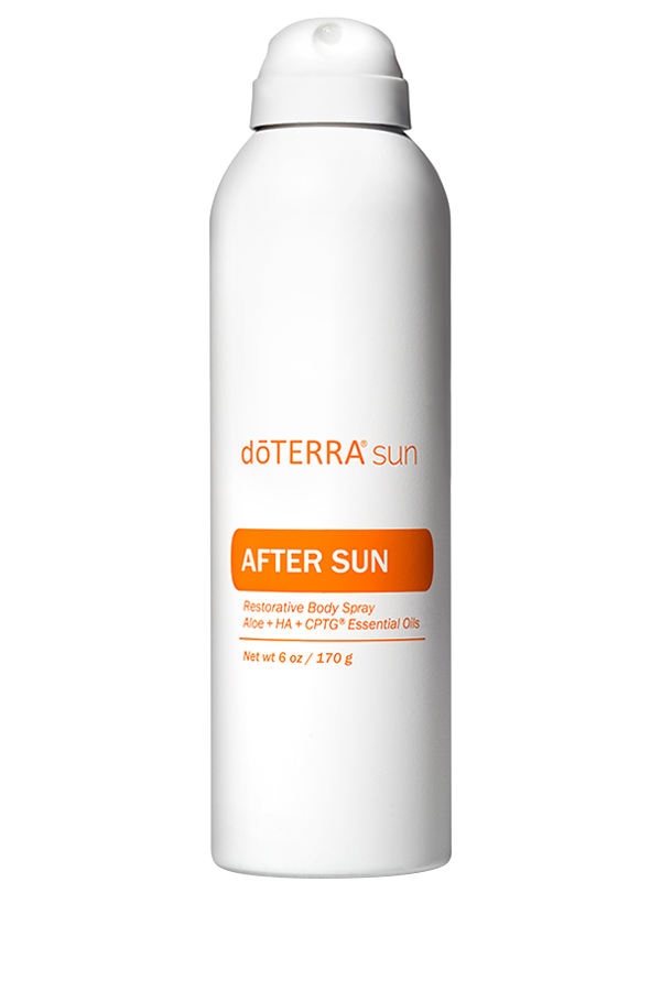 Spray corporal reparador para después del sol doTERRA sun