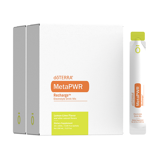 MetaPWR Recharge Electrolyte Mix Lemon-Lime - genuine doTERRA product image